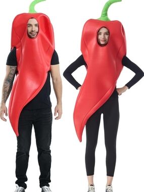 Seasons Adult Chili Pepper Halloween Costume, One Size
